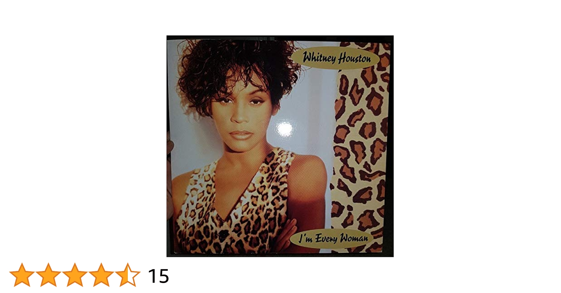 ホイットニー・ヒューストン　I'm Every Woman　リミックス集 CD Whitney Houston – I'm Every Woman – Cassette (Single), 1993